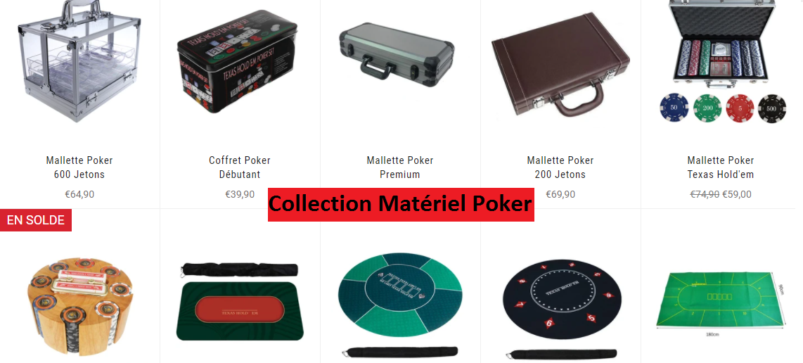 Collection Matériel Poker