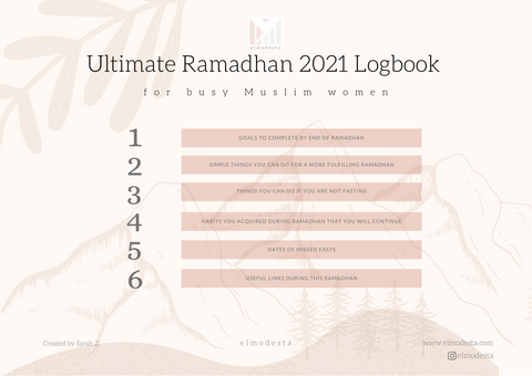 free ramadhan 2021 logbook journal