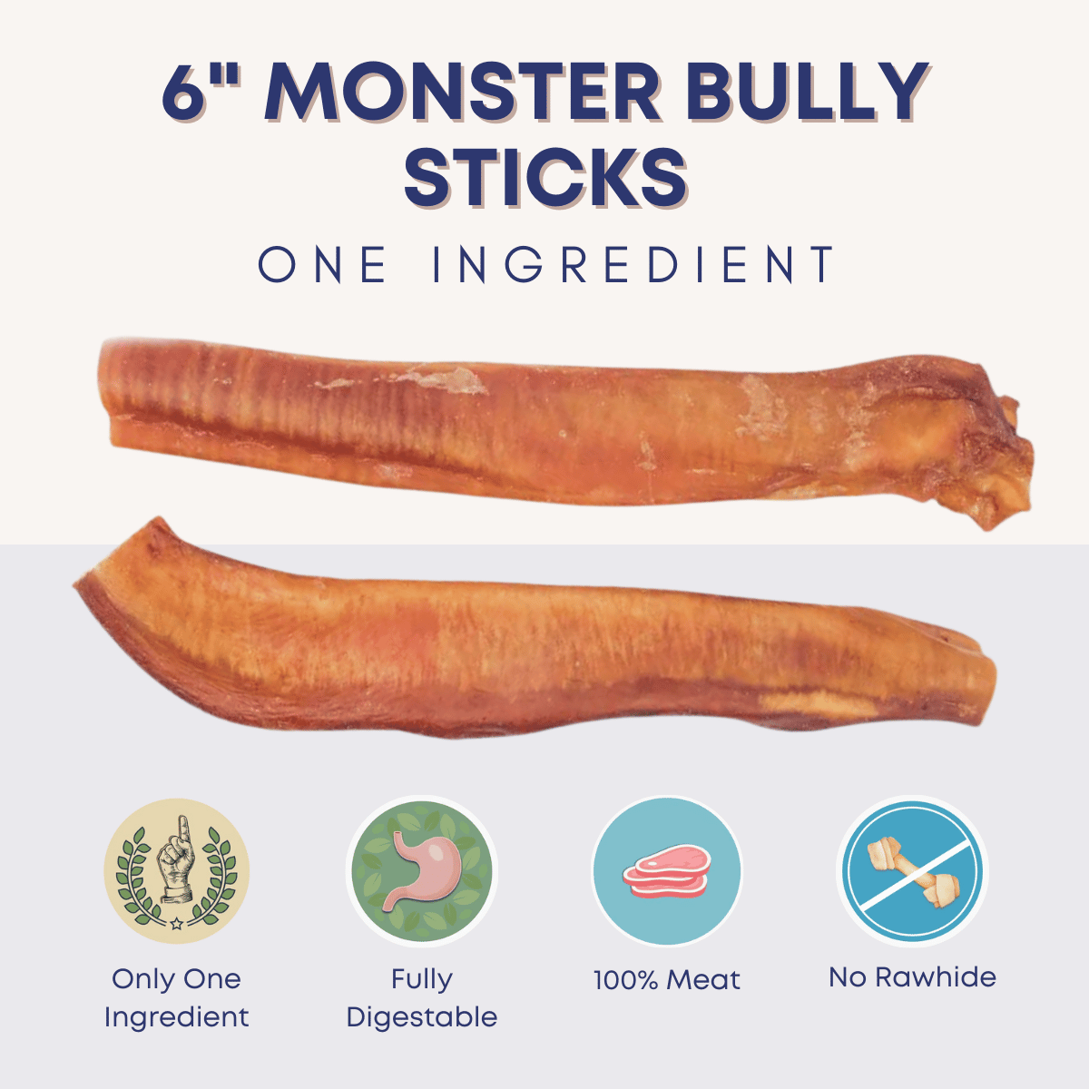 Image of 6" Monster Bully Sticks