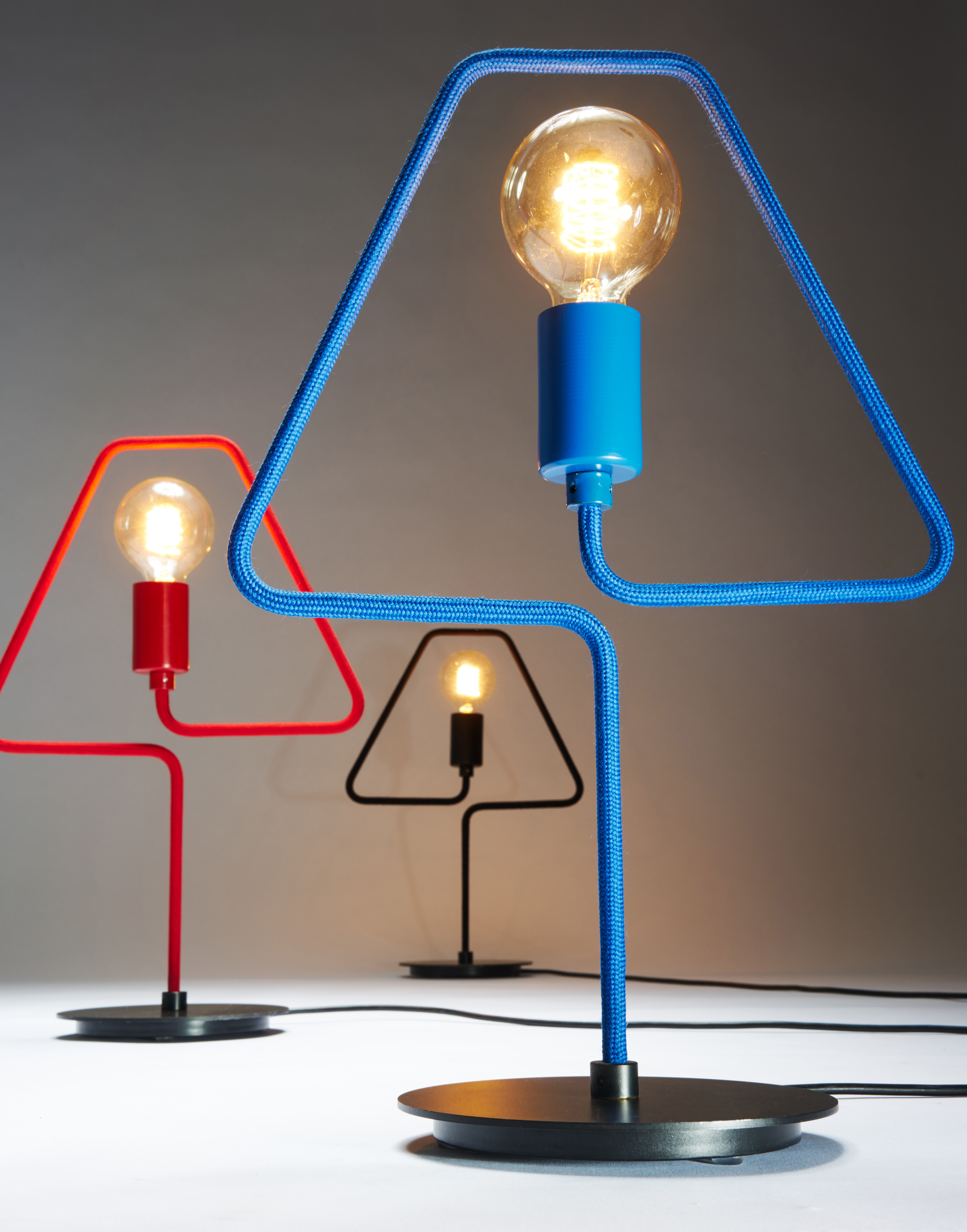 colourful desk lamp