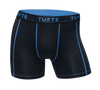 tufte Boxershorts schwarz mit blauen Nähten