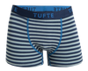 Tufte Kids Boxershorts in blau weiss