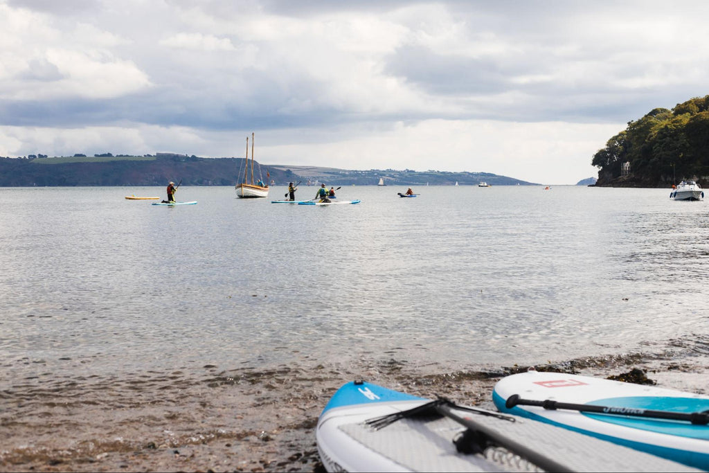 Gyllyngvase Beach, Cornwall wild swimming and stand up paddle boarding spot