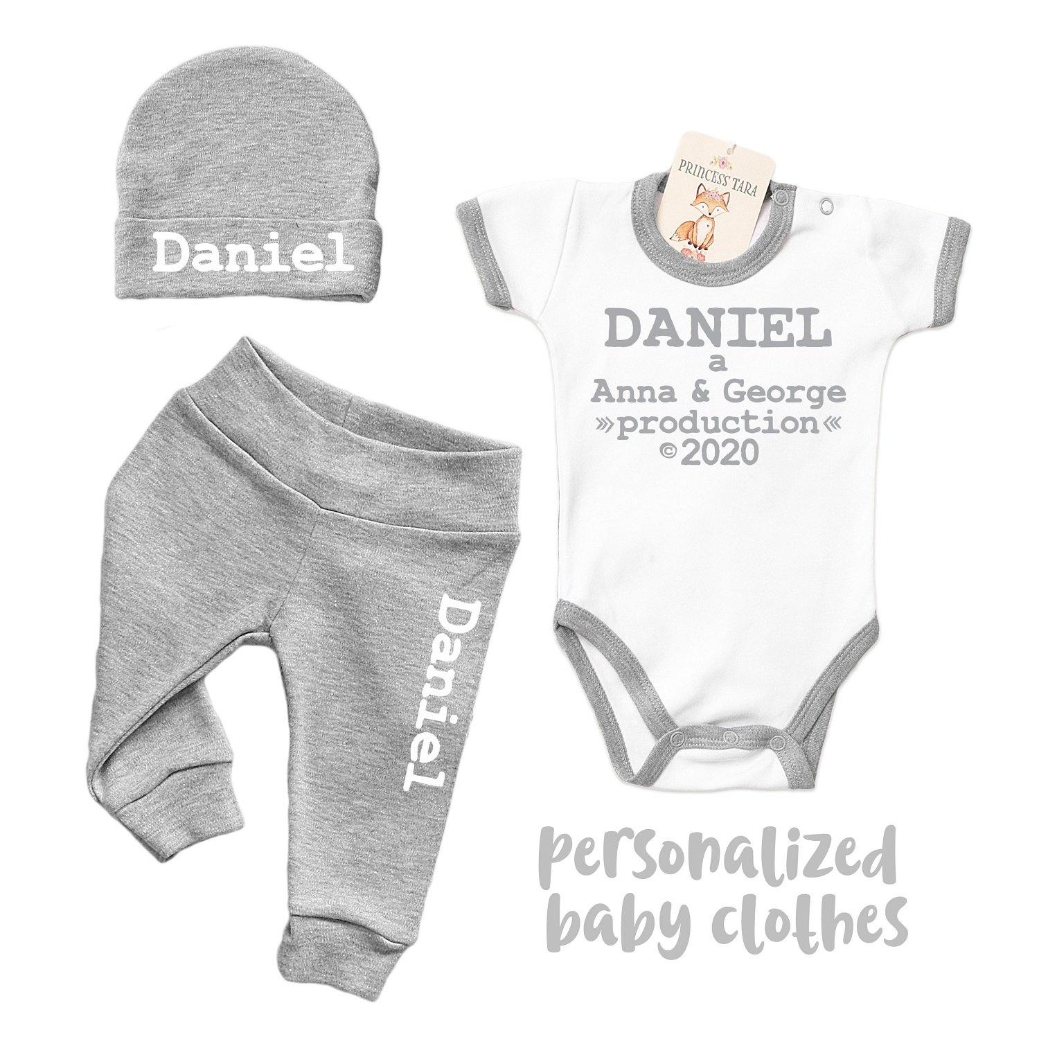 personalized newborn baby clothes