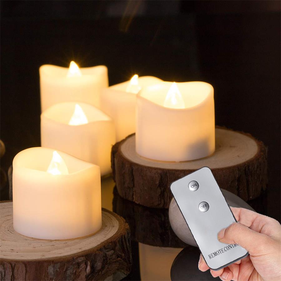 homemory battery tea lights with timer