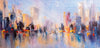 Acrylglasbild Abstrakte Skyline No 2 Hochformat Crop