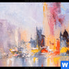 Acrylglasbild Abstrakte Skyline No 2 Hochformat Zoom