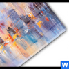 Acrylglasbild Abstrakte Skyline No 2 Rund Materialbild