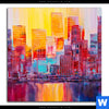 Acrylglasbild Abstrakte Skyline Quadrat Motivvorschau