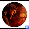 Acrylglasbild Bronze Zen Buddha Rund Motivvorschau