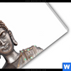 Acrylglasbild Buddha In Lotus Pose No 2 Querformat Materialbild
