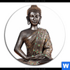 Acrylglasbild Buddha In Lotus Pose No 2 Rund Motivvorschau