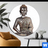 Acrylglasbild Buddha In Lotus Pose No 2 Rund Produktvorschau