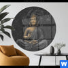 Acrylglasbild Buddha In Lotus Pose Rund Produktvorschau