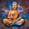 Acrylglasbild Buddha In Meditation Hochformat Crop