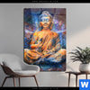 Acrylglasbild Buddha In Meditation Hochformat Produktvorschau