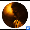Acrylglasbild Buddha Licht Der Weisheit Rund Motivvorschau