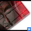 Acrylglasbild Buddha Weihrauch Rund Materialbild