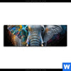 Acrylglasbild Bunter Elefant Panorama Motivvorschau