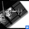 Acrylglasbild Der Geigenspieler Quadrat Materialbild