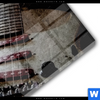 Acrylglasbild E Gitarre Retro Look Quadrat Materialbild