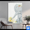 Acrylglasbild Elefant Entlein Hochformat Produktvorschau