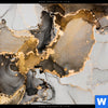 Acrylglasbild Fluid Art Gold Panorama Zoom