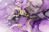 Acrylglasbild Fluid Art Violett Querformat Crop