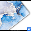 Acrylglasbild Fluid Art Winter Wonderland Querformat Materialbild
