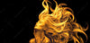 Acrylglasbild Goldenes Haar No 3 Panorama Crop