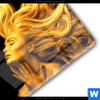 Acrylglasbild Goldenes Haar No 3 Quadrat Materialbild