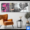 Acrylglasbild Grunge Elefant Panorama Produktvorschau