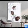 Acrylglasbild Kokosnuesse Mit Wasserspritzer Hochformat Produktvorschau
