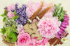 Acrylglasbild Kraeuter Blumen Querformat Crop