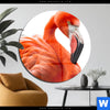 Acrylglasbild Rosa Flamingo Rund Produktvorschau