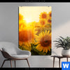 Acrylglasbild Sonnenblumen Im Abendlicht Hochformat Produktvorschau