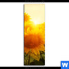 Acrylglasbild Sonnenblumen Im Abendlicht Schmal Motivvorschau