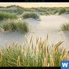 Acrylglasbild Strand Mit Sandduenen Panorama Zoom