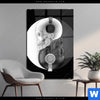 Acrylglasbild Totenkopf Yin Yang Hochformat Produktvorschau