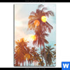 Acrylglasbild Tropische Palmen Hochformat Motivvorschau