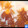Acrylglasbild Tropische Palmen Hochformat Zoom
