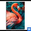 Acrylglasbild Tropischer Flamingo Traum Hochformat Motivvorschau