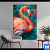 Acrylglasbild Tropischer Flamingo Traum Hochformat Produktvorschau