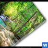 Acrylglasbild Tropischer Wasserfall Hochformat Materialbild