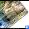 Acrylglasbild Tropischer Wasserfall Querformat Materialbild