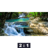 Acrylglasbild Tropischer Wasserfall Querformat Motivorschau Seitenverhaeltnis 2 1