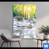 Acrylglasbild Wald Wasserfall No 1 Hochformat Produktvorschau