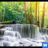 Acrylglasbild Wald Wasserfall No 1 Hochformat Zoom