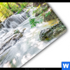 Acrylglasbild Wald Wasserfall No 1 Querformat Materialbild
