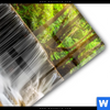 Acrylglasbild Wald Wasserfall No 2 Hochformat Materialbild